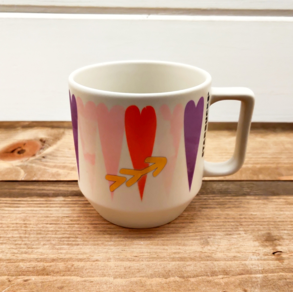 Starbucks 2016 Valentine Hearts and Arrows Mug